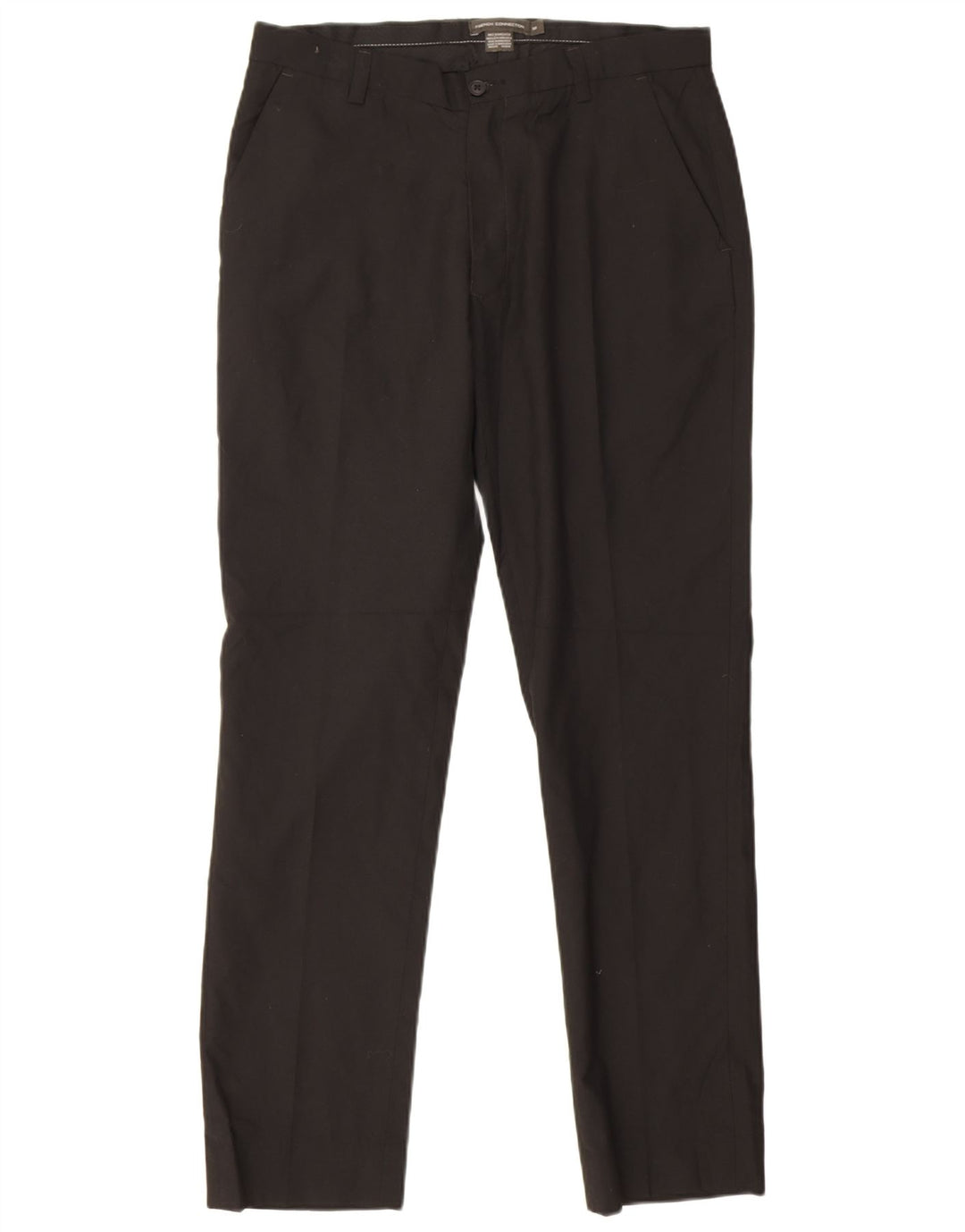 French Connection Mens Slim Suit Trousers W32 L31 Black Polyester