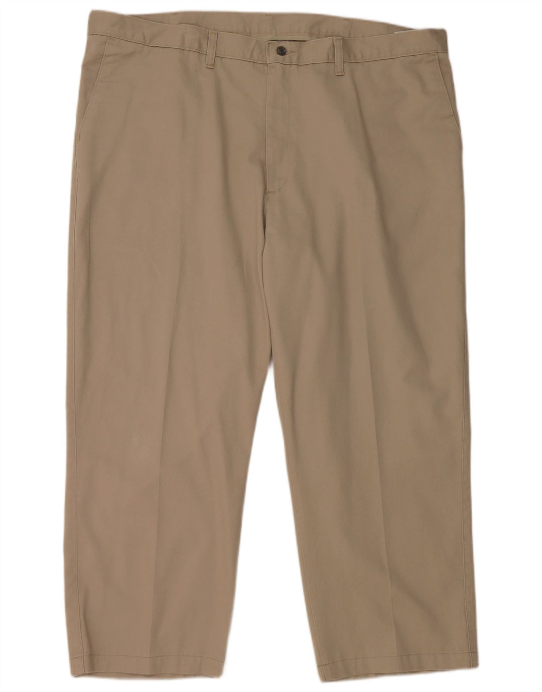 LEE Mens Straight Chino Trousers W44 L27 Beige Cotton