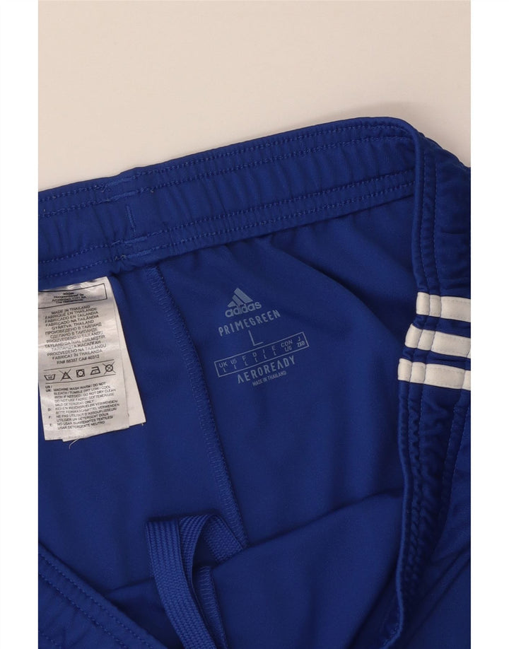 Adidas Mens Aeroready Sport Shorts Large  Blue Polyester