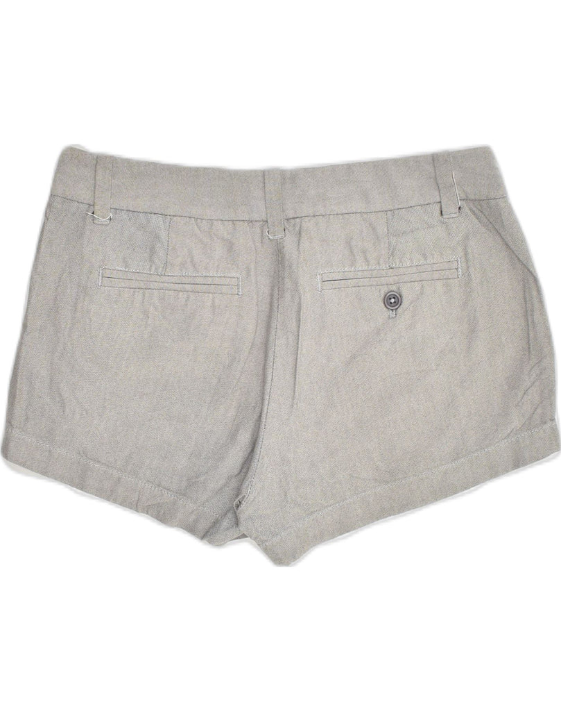 J. CREW Womens Chino Shorts US 6 Medium W30  Grey Cotton | Vintage J. Crew | Thrift | Second-Hand J. Crew | Used Clothing | Messina Hembry 