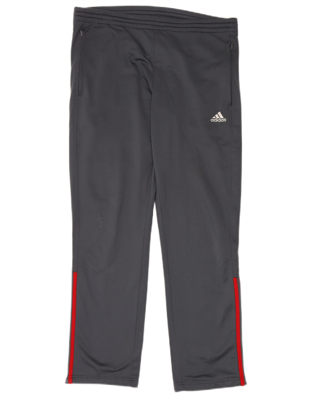 ADIDAS Mens Tracksuit Trousers UK 38/40 Medium Grey Polyester