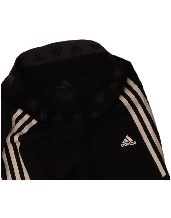 ADIDAS Womens Aeroready Graphic Leggings UK 12 Medium  Black