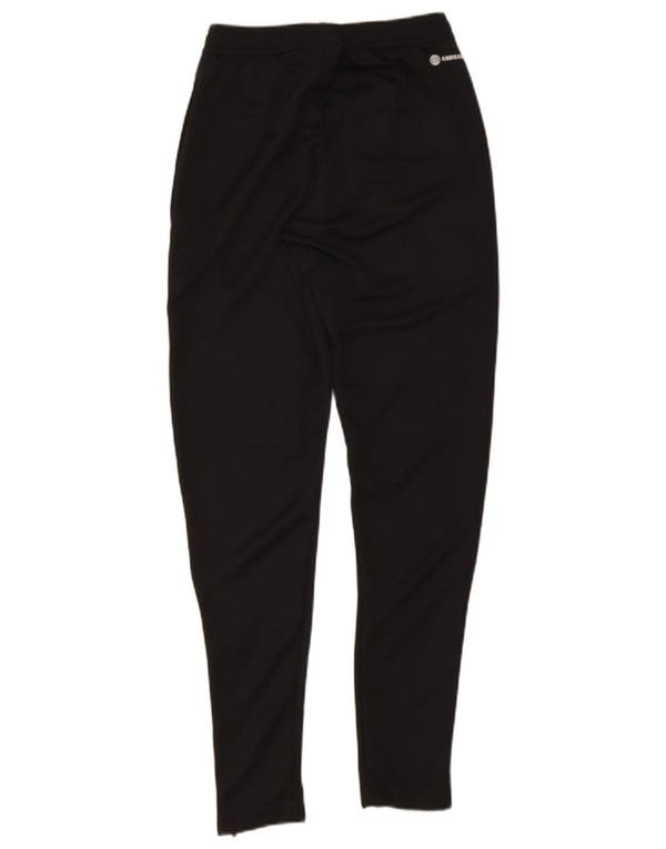Adidas Womens Aeroready Tracksuit Trousers UK 4 XS Black Polyester