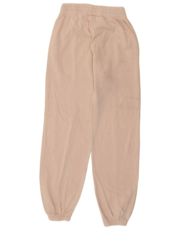 NIKE Womens Tracksuit Trousers Joggers UK 8 Small  Pink Cotton