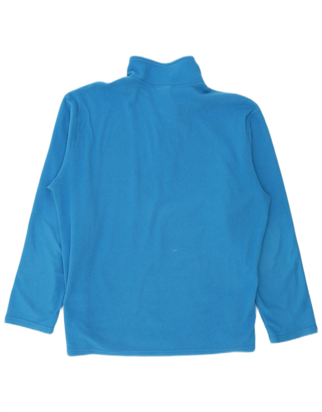 The North Face Mens Zip Neck Fleece Jumper XL Blue Polyester