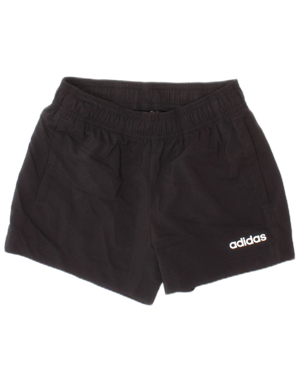 Adidas Boys Sport Shorts 9-10 Years Black Polyester Sports