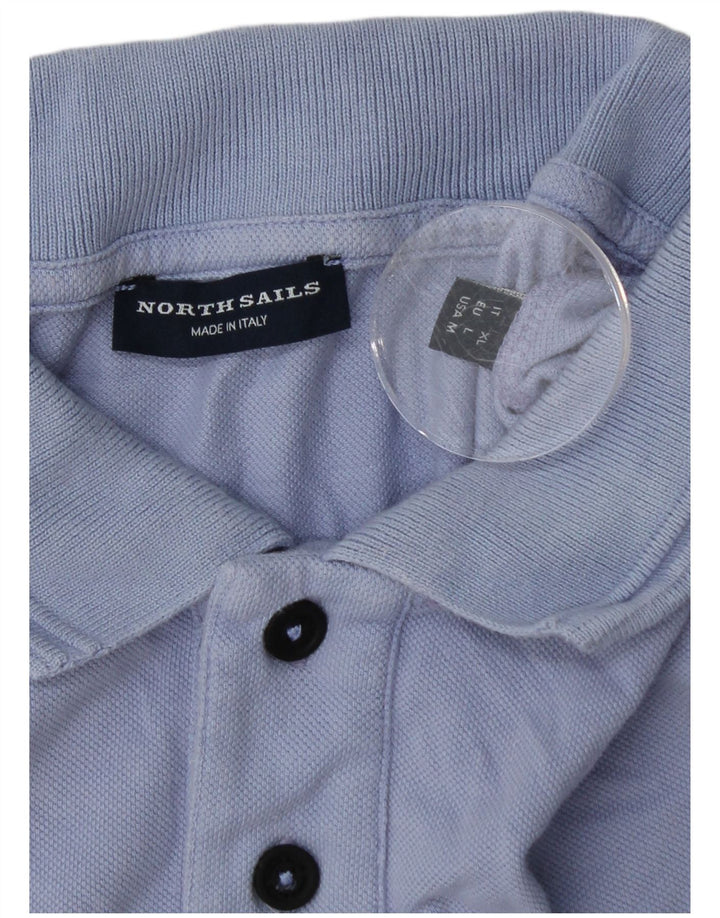 NORTH SAILS Mens Polo Shirt XL Blue Cotton