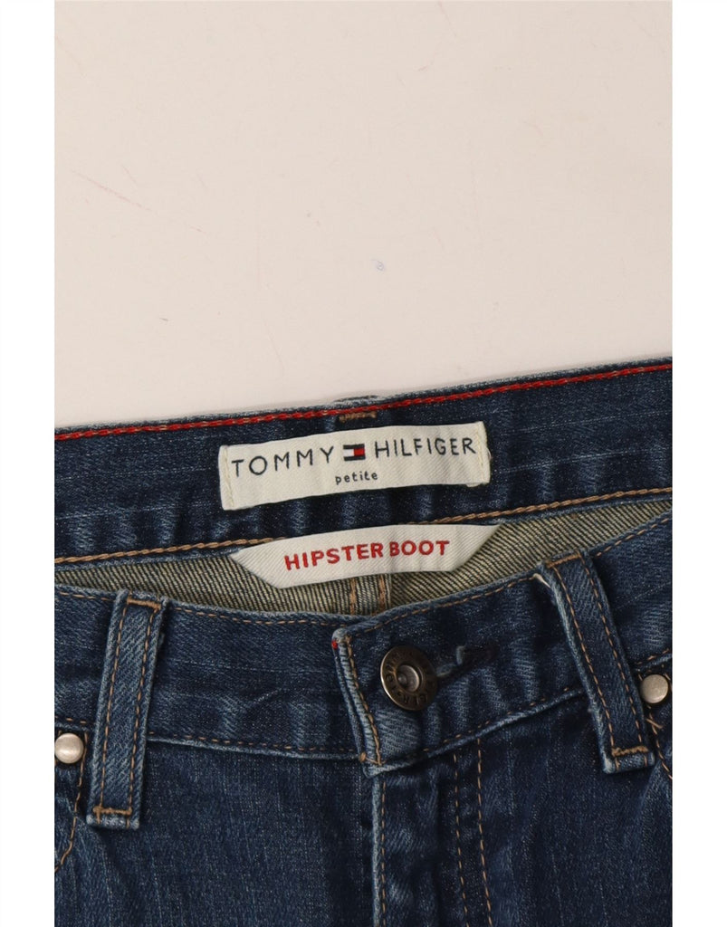 TOMMY HILFIGER Womens Hipster Bootcut Jeans W26 L26 Navy Blue Cotton Vintage Tommy Hilfiger and Second-Hand Tommy Hilfiger from Messina Hembry 