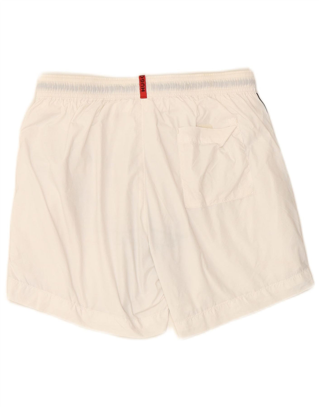 HUGO BOSS Mens Swimming Shorts Small White Polyamide