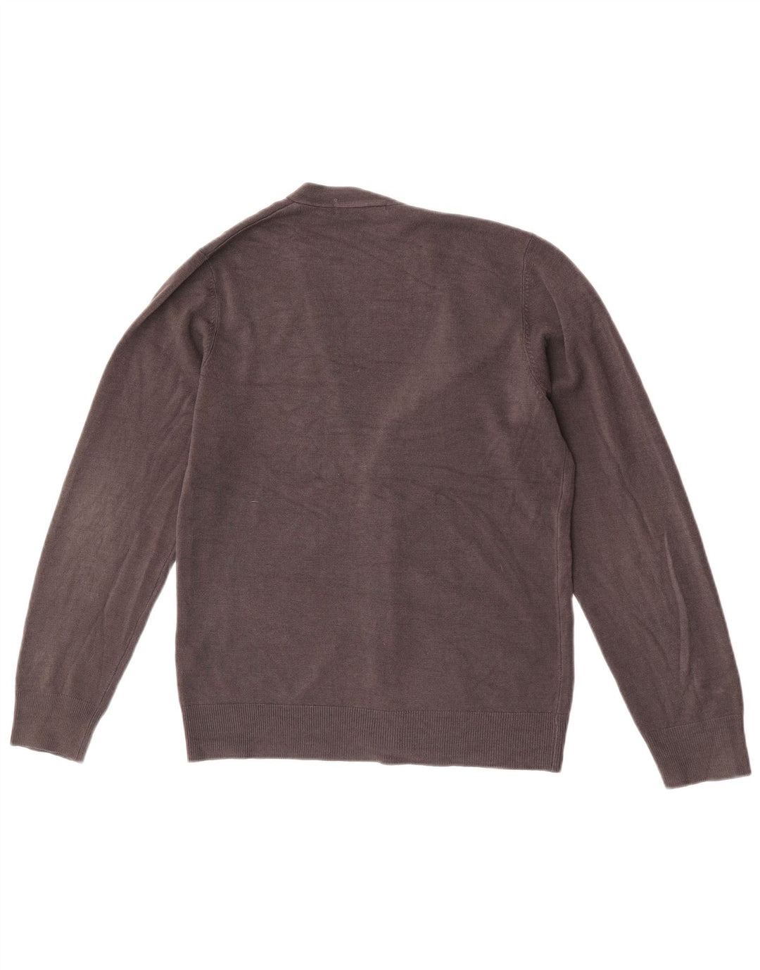 Marks & Spencer Mens Cardigan Sweater Small Grey Acrylic