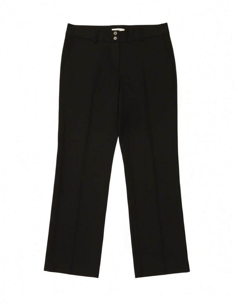BROOKS BROTHERS Womens Straight Casual Trousers US 10 Large W34 L31 Black Vintage Brooks Brothers and Second-Hand Brooks Brothers from Messina Hembry 