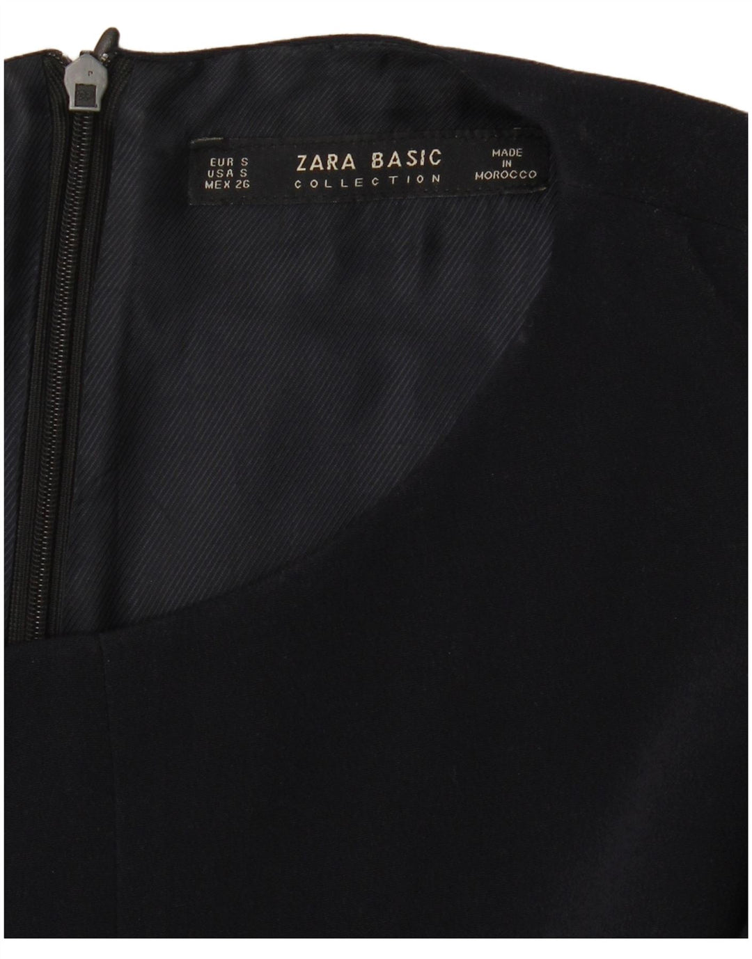 ZARA Womens Sleeveless Jumpsuit UK 8 Small  Black