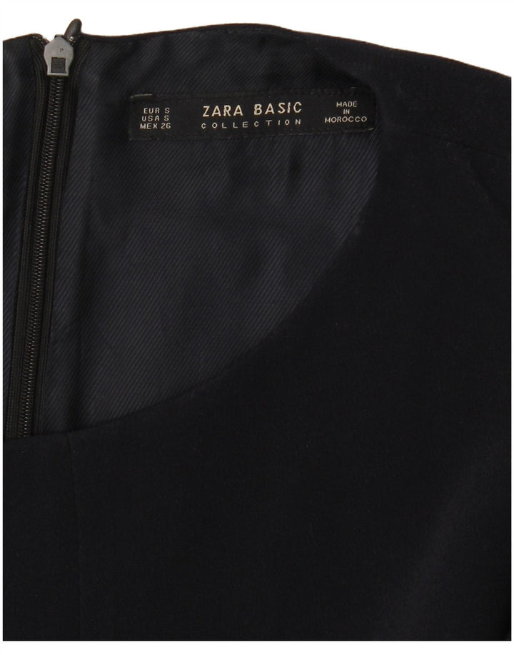 ZARA Womens Sleeveless Jumpsuit UK 8 Small  Black