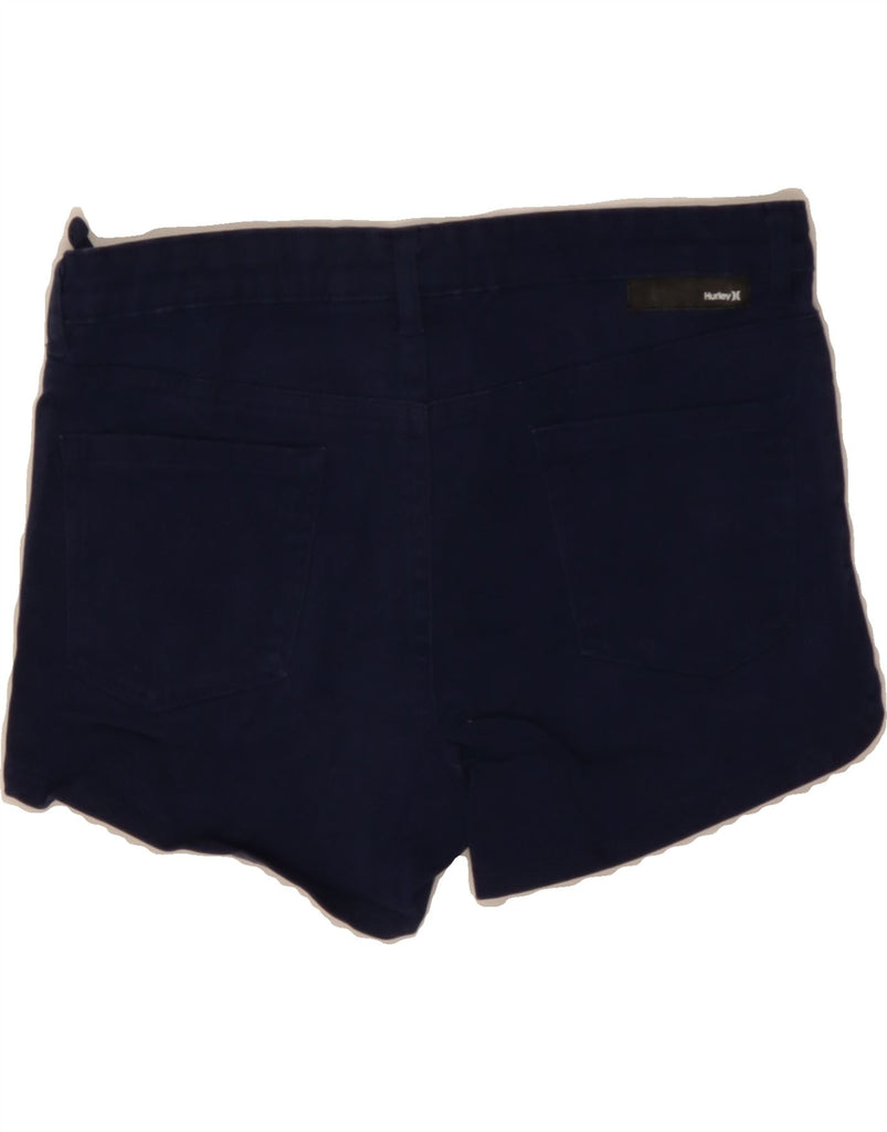 HURLEY Girls Casual Shorts 11-12 Years W23  Navy Blue Cotton Vintage Hurley and Second-Hand Hurley from Messina Hembry 