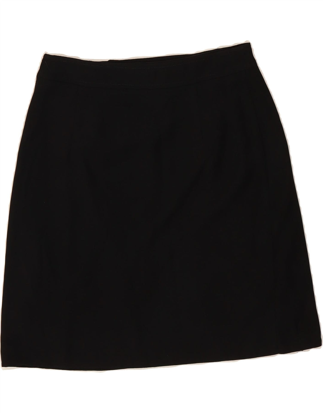 MARELLA Womens A-Line Skirt UK 14 Medium W30  Black Acetate Vintage Marella and Second-Hand Marella from Messina Hembry 