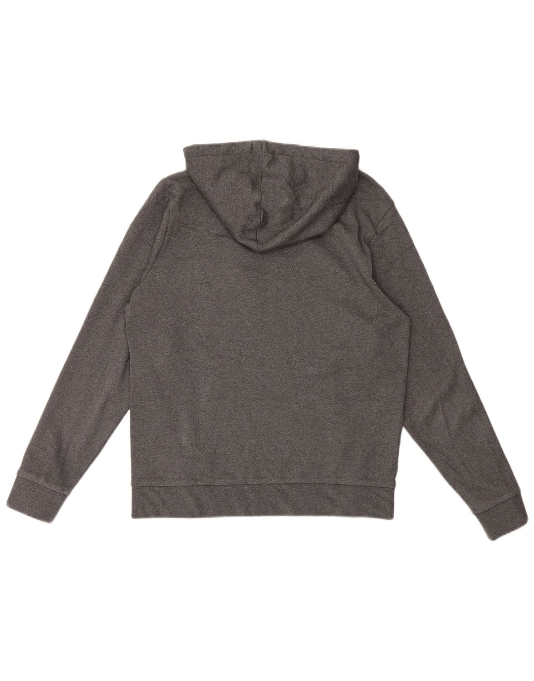 Hugo Boss Mens Graphic Hoodie Jumper Medium Grey Cotton