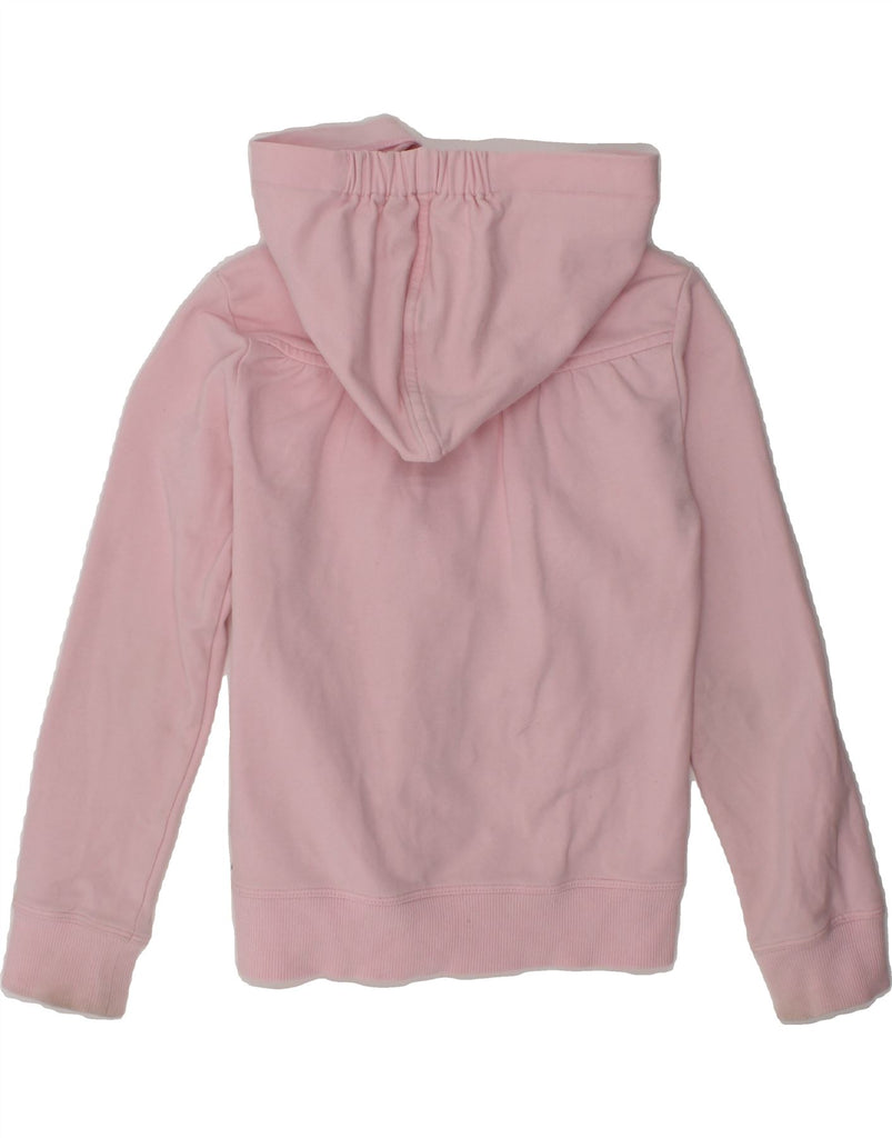 ARMANI JUNIOR Girls Zip Hoodie Sweater 4-5 Years  Pink Cotton | Vintage Armani Junior | Thrift | Second-Hand Armani Junior | Used Clothing | Messina Hembry 