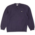 Lacoste Mens Sweatshirt Jumper Size 4 Medium Navy Blue Cotton