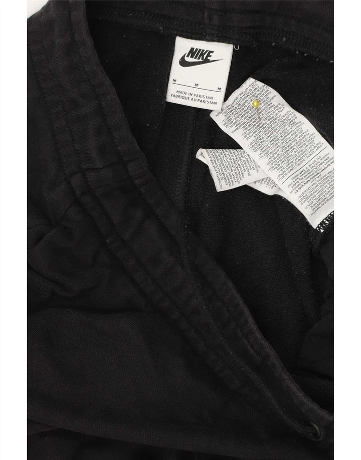 Nike Mens Tracksuit Trousers Joggers Medium Black Cotton