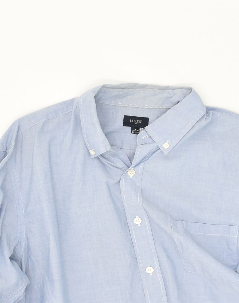 J. CREW Mens Shirt Medium Blue Cotton | Vintage J. Crew | Thrift | Second-Hand J. Crew | Used Clothing | Messina Hembry 