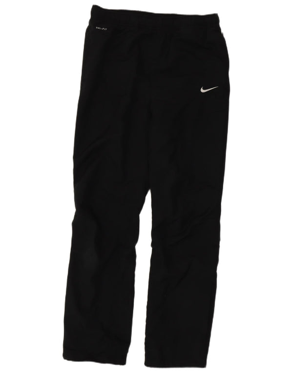 Nike Boys Dri Fit Tracksuit Trousers 13-14 Years XL Black Polyester