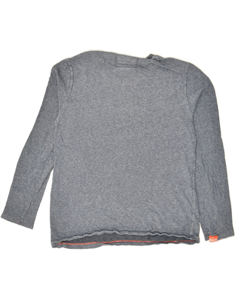 SUPERDRY Mens Top Long Sleeve Medium Grey Cotton | Vintage Superdry | Thrift | Second-Hand Superdry | Used Clothing | Messina Hembry 