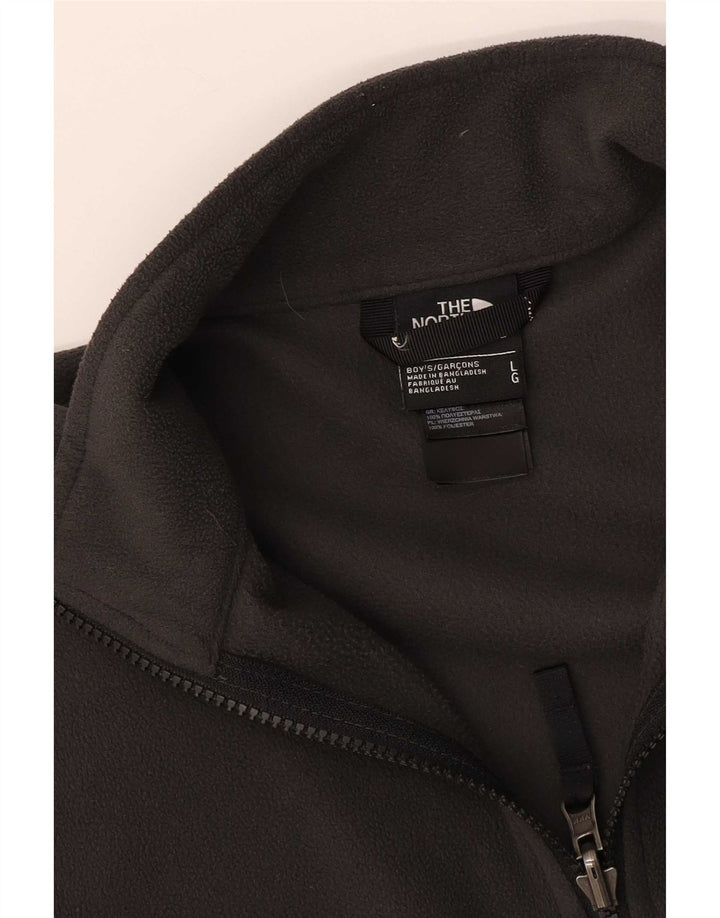 The North Face Boys Fleece Jacket 11-12 Years Large  Grey Polyester