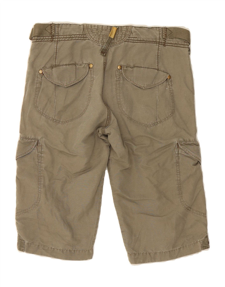 LEE Womens Cargo Shorts W30 Medium Green Cotton Vintage Lee and Second-Hand Lee from Messina Hembry 
