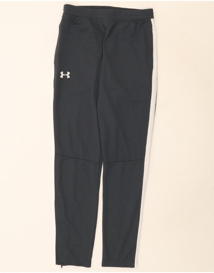 Under Armour Mens Tracksuit Trousers Medium Grey Colourblock Polyester