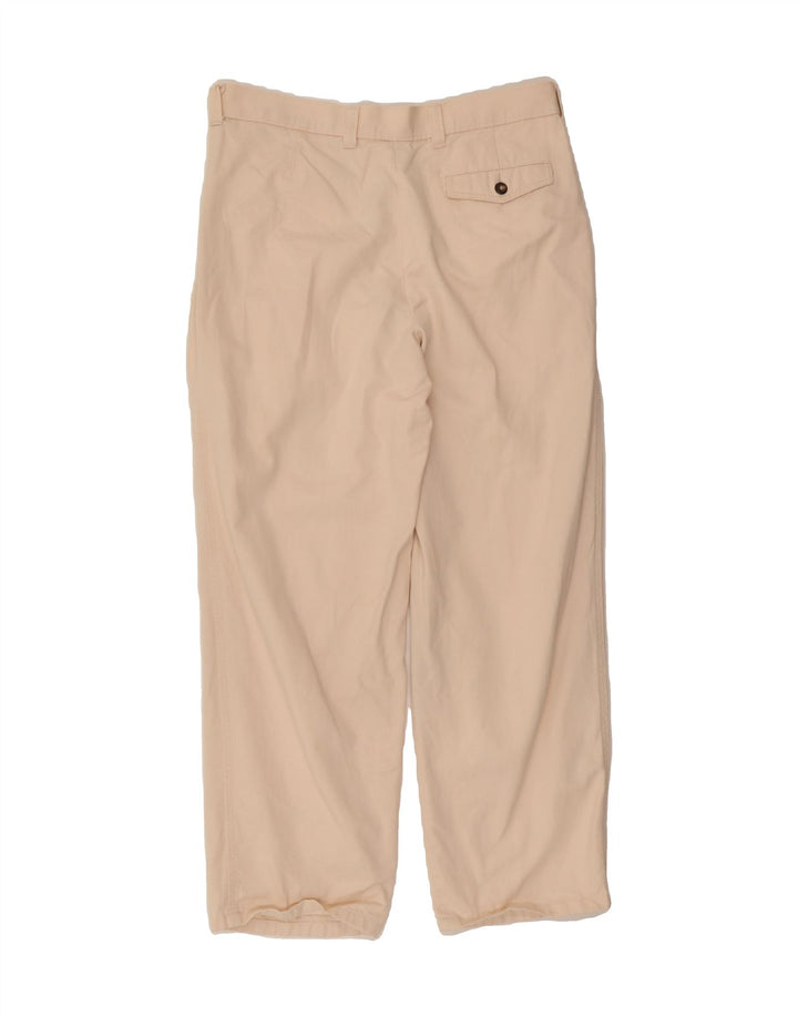 ST MICHAEL Mens Pegged Chino Trousers W34 L29  Beige Cotton Vintage St Michael and Second-Hand St Michael from Messina Hembry 