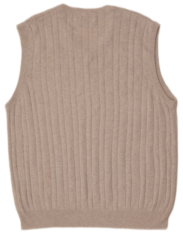 Marks & Spencer Mens Regular Fit Vest Tank Top Large Grey Cotton