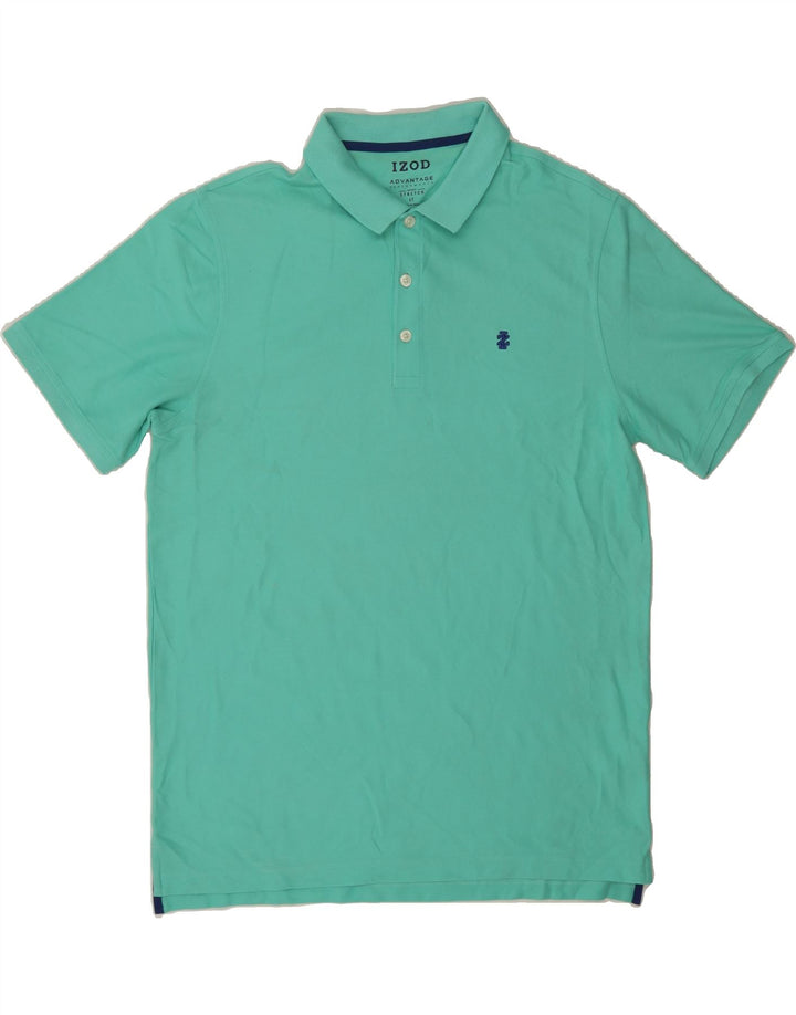 IZOD Mens Stretch Polo Shirt Large Green Cotton Vintage Izod and Second-Hand Izod from Messina Hembry 