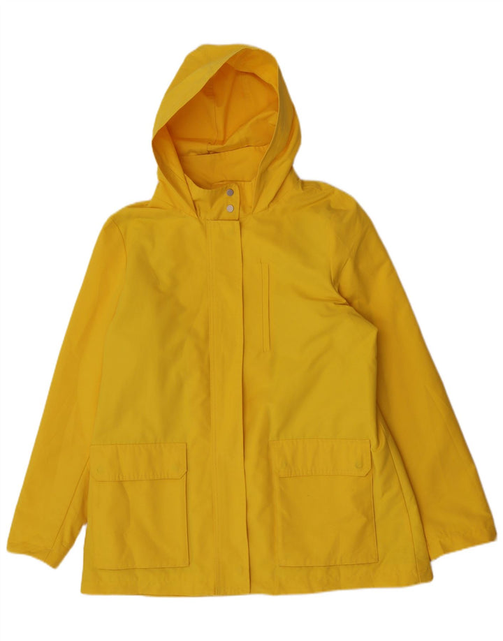 Gap Womens Hooded Utility Jacket UK 18 XL Yellow