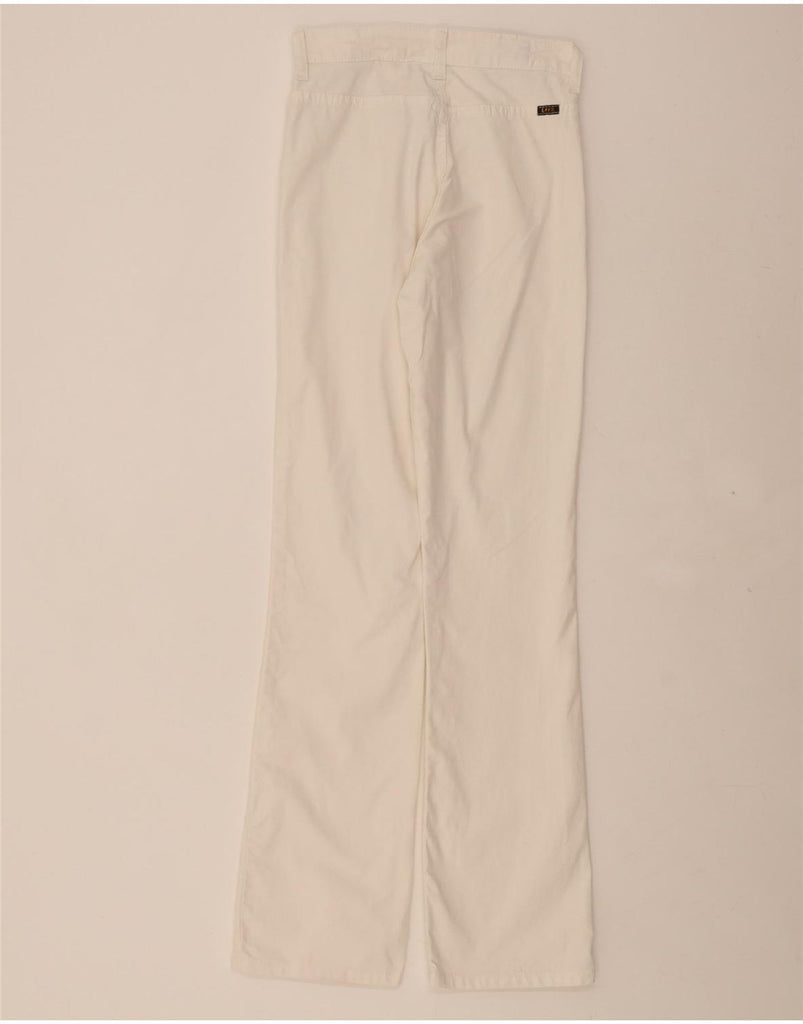 LEE Womens High Waist Casual Trousers W26 L33 White Cotton Vintage Lee and Second-Hand Lee from Messina Hembry 