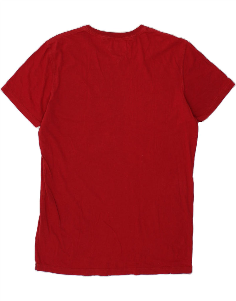 TOMMY HILFIGER Mens Graphic T-Shirt Top XL Red Cotton Vintage Tommy Hilfiger and Second-Hand Tommy Hilfiger from Messina Hembry 