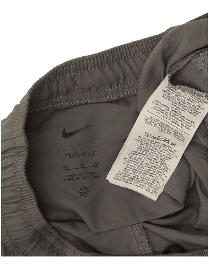 Nike Mens Dri Fit Tracksuit Trousers Joggers Medium  Grey Polyester