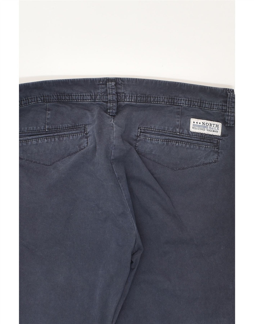 NORTH SAILS Womens Skinny Chino Trousers W28 L27  Navy Blue Cotton | Vintage North Sails | Thrift | Second-Hand North Sails | Used Clothing | Messina Hembry 