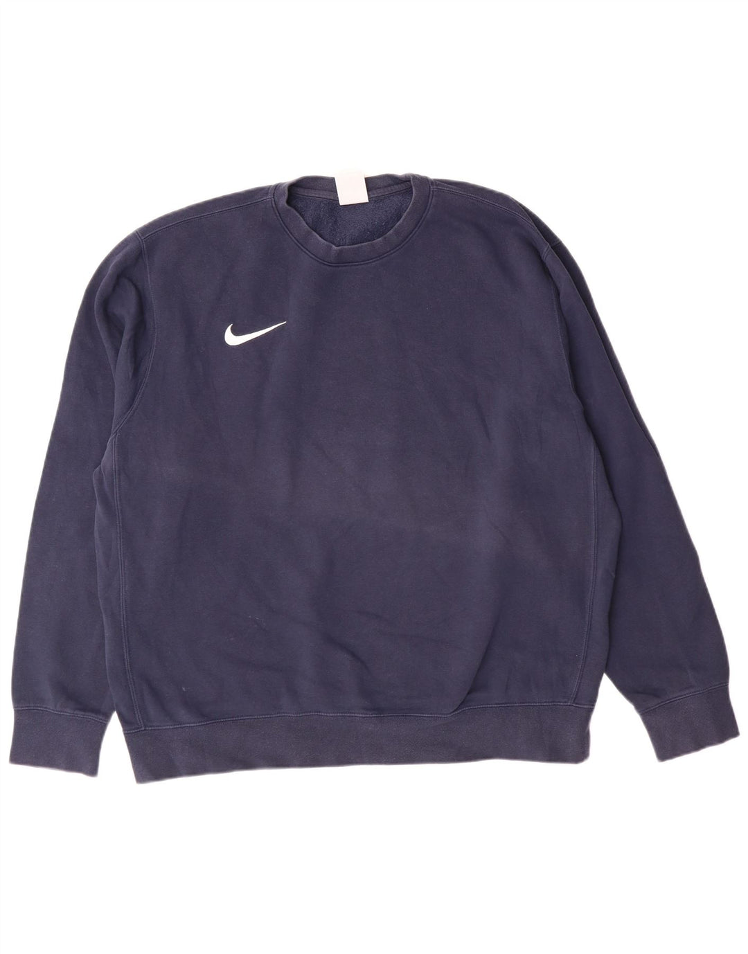 Nike Mens Sweatshirt Jumper Large Navy Blue Cotton
