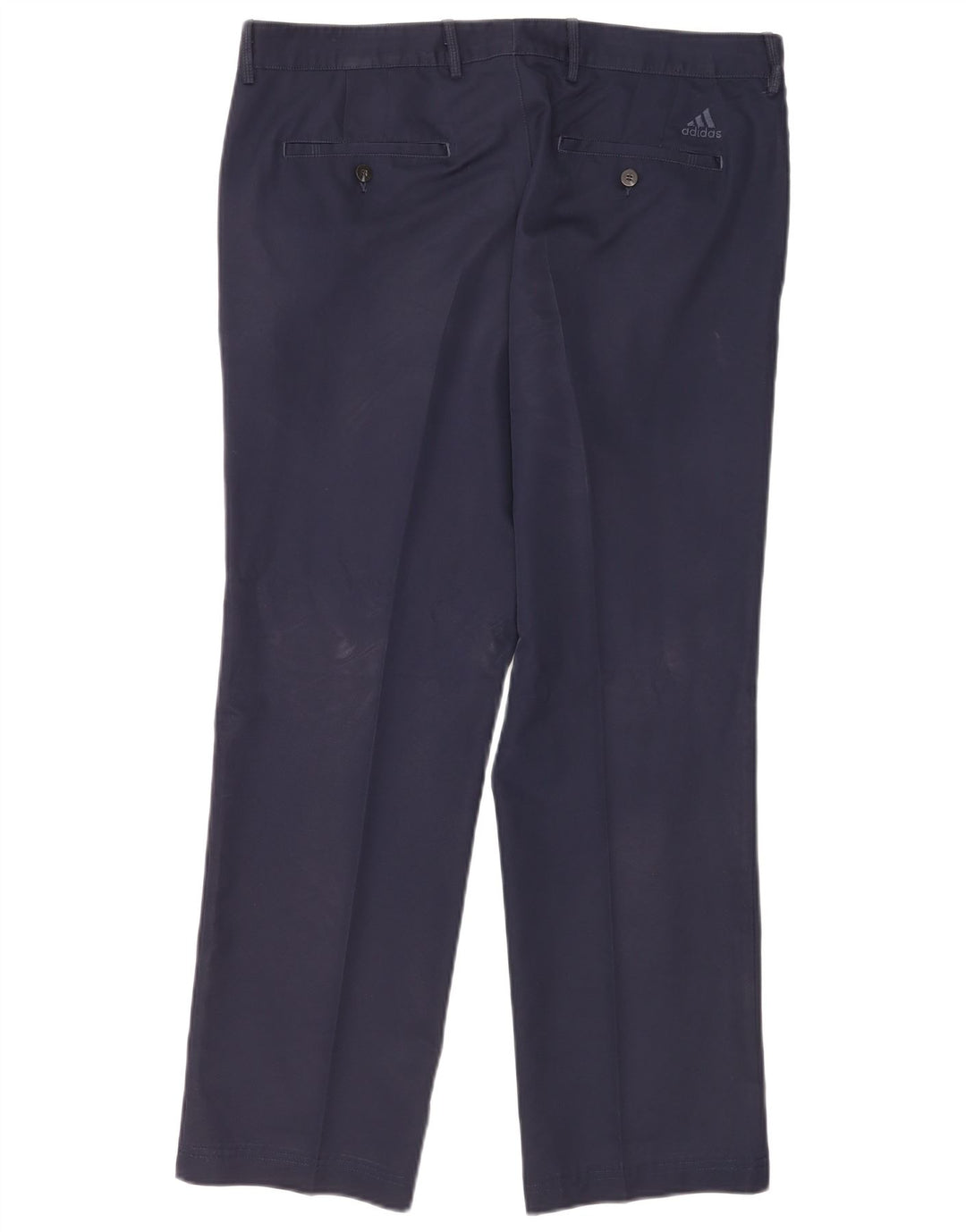Adidas Mens Climalite Chino Trousers W36 L29 Navy Blue Polyester