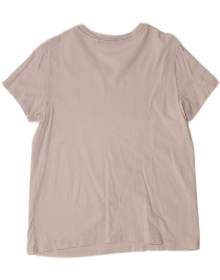 LEVI'S Womens T-Shirt Top UK 12 Medium White Vintage Levi's and Second-Hand Levi's from Messina Hembry 