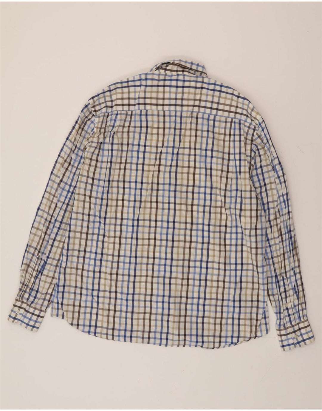 Paul & Shark Mens Yachting Shirt Size 44 XL Multicoloured Check Cotton