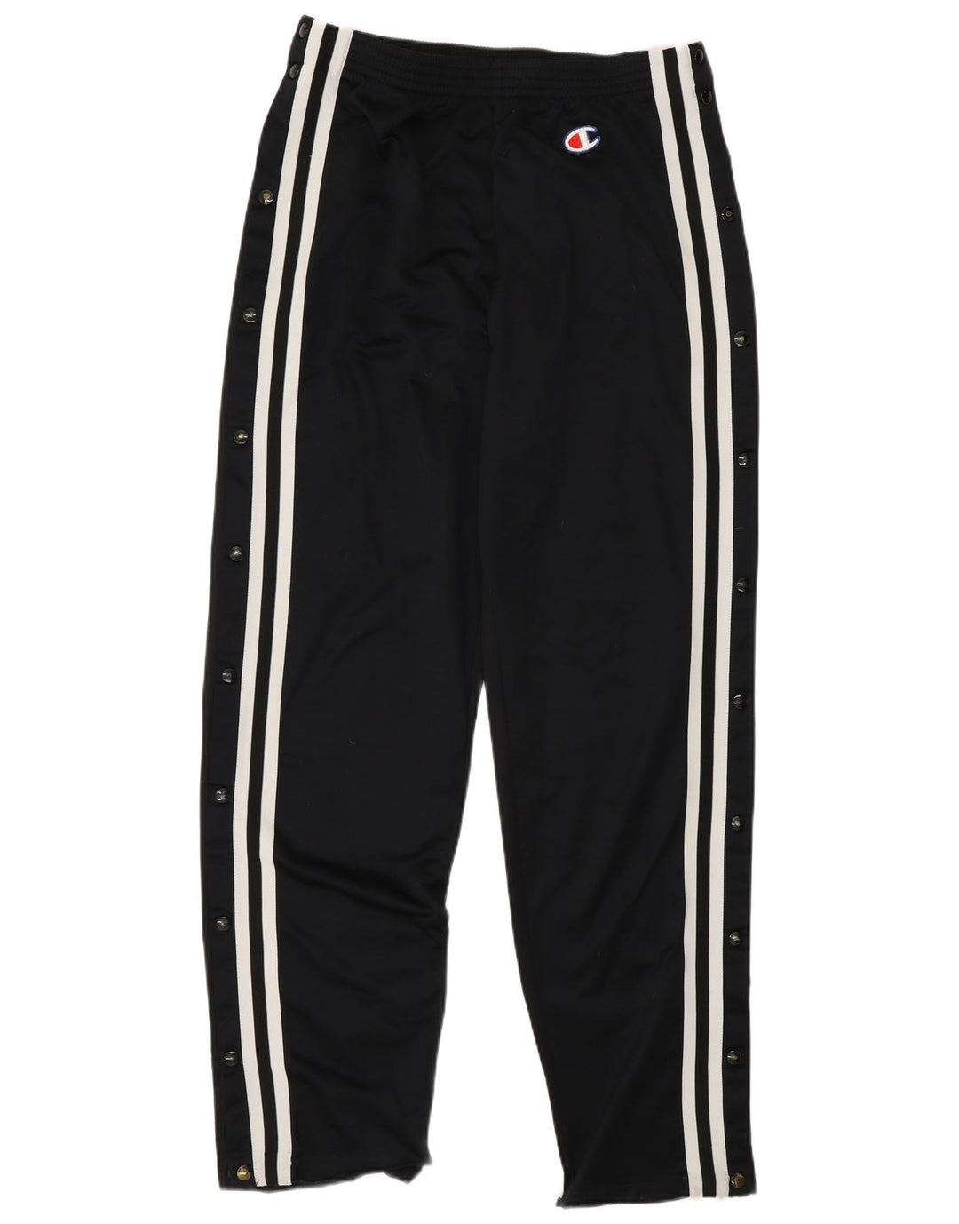 Champion Mens Tracksuit Trousers Medium Black Striped Polyester