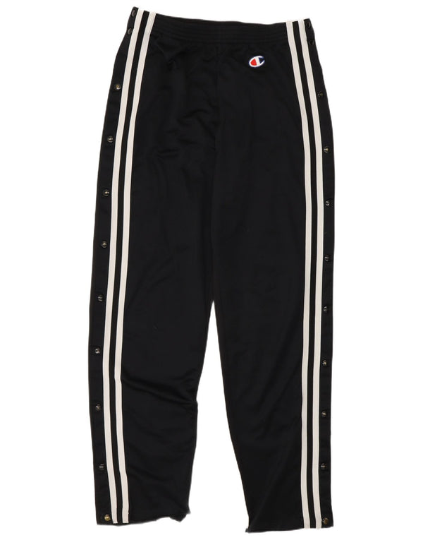 Champion Mens Tracksuit Trousers Medium Black Striped Polyester