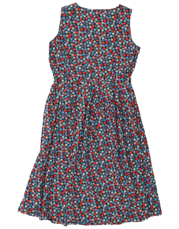 Seasalt Cornwall Womens A-Line Dress UK 14 Large Multicoloured Spotted