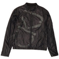 Calvin Klein Jeans Mens Graphic Rain Jacket UK 40 Large Black Polyamide