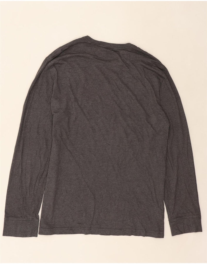 EDDIE BAUER Mens Top Long Sleeve XL Grey Cotton Vintage Eddie Bauer and Second-Hand Eddie Bauer from Messina Hembry 