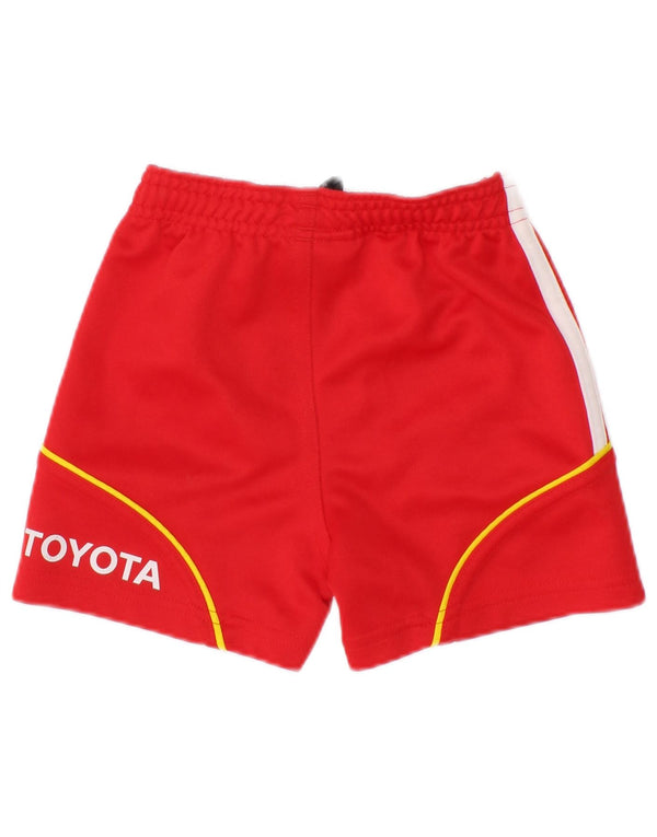 Adidas Baby Boys Munster Rugby Graphic Sport Shorts 9-12 Months Red