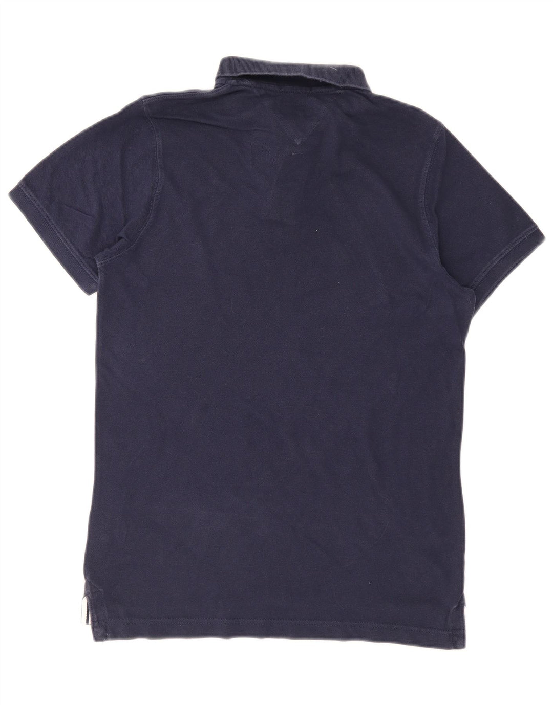 Tommy Hilfiger Mens Polo Shirt Medium Navy Blue Cotton