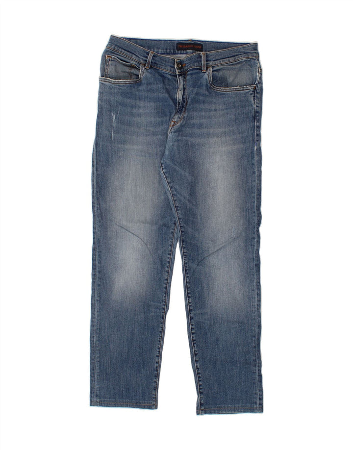 TRUSSARDI Mens Slim Jeans W36 L30  Blue Vintage Trussardi and Second-Hand Trussardi from Messina Hembry 
