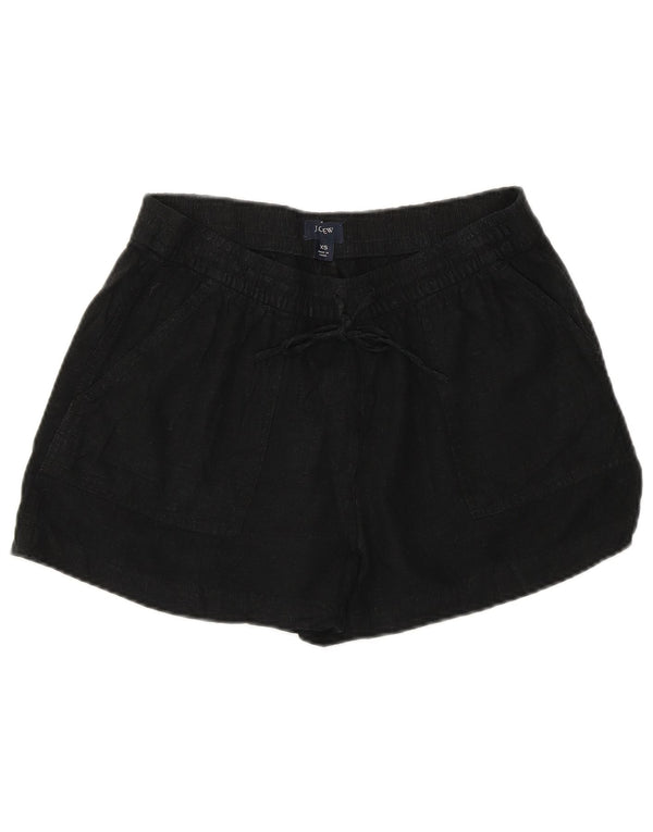 J. CREW Womens Casual Shorts XS W26 Black Linen
